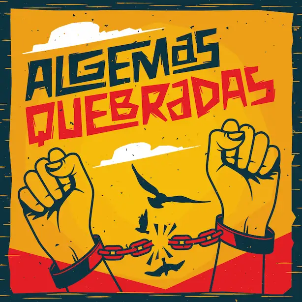 Arte de capa do progrma Algemas Quebradas