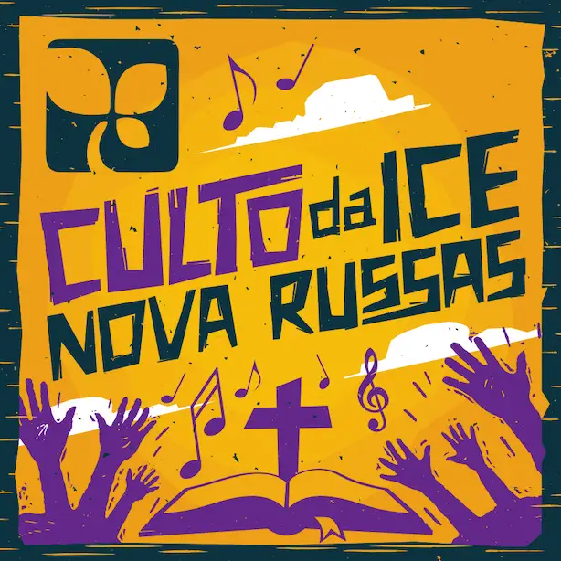 Arte de capa do progrma Culto da ICE de Nova Russas